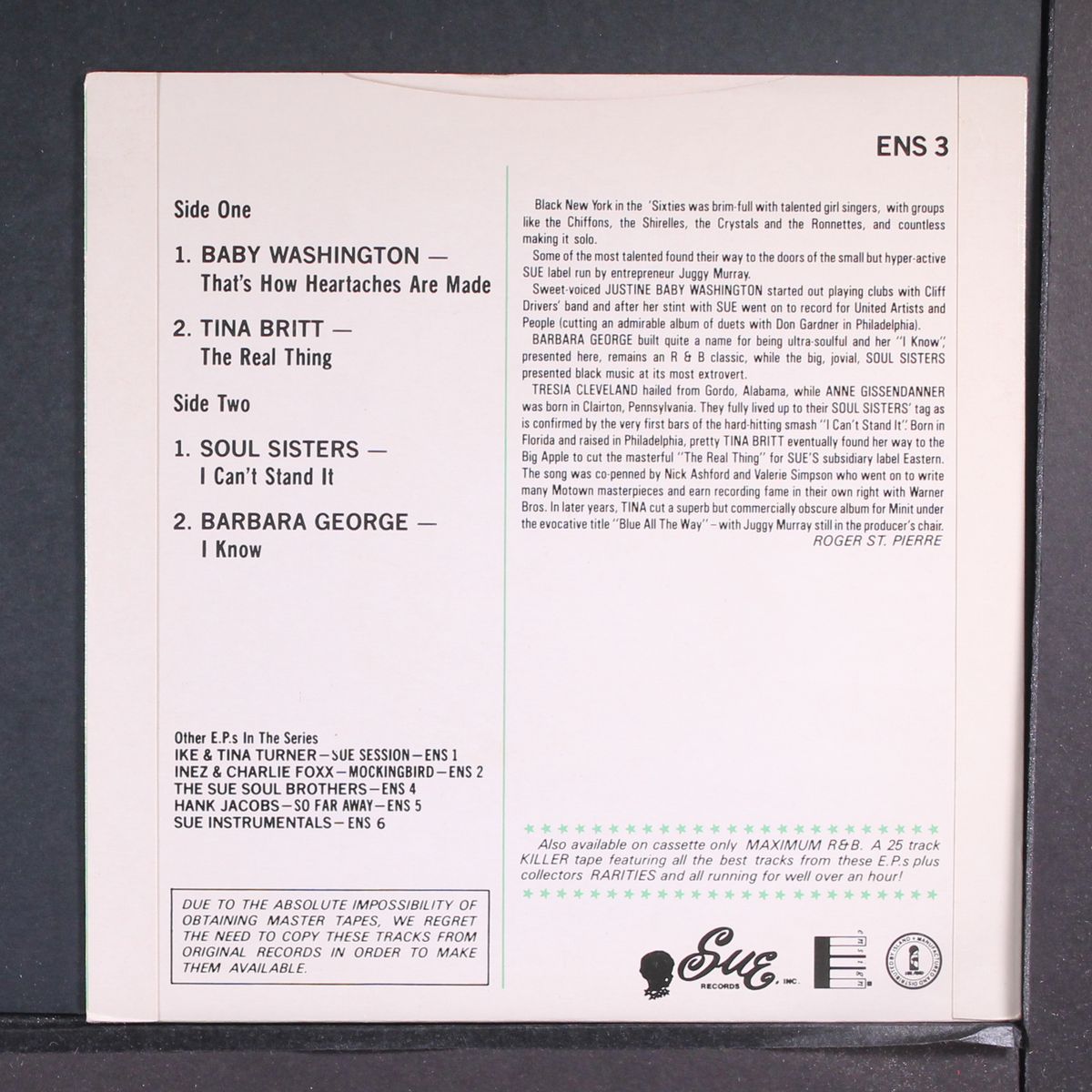 the sue soul sisters by VARIOUS