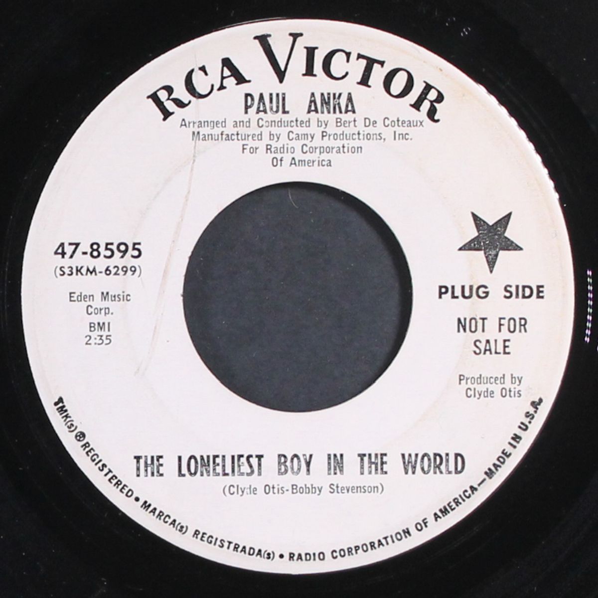 the loneliest boy in the world by PAUL ANKA