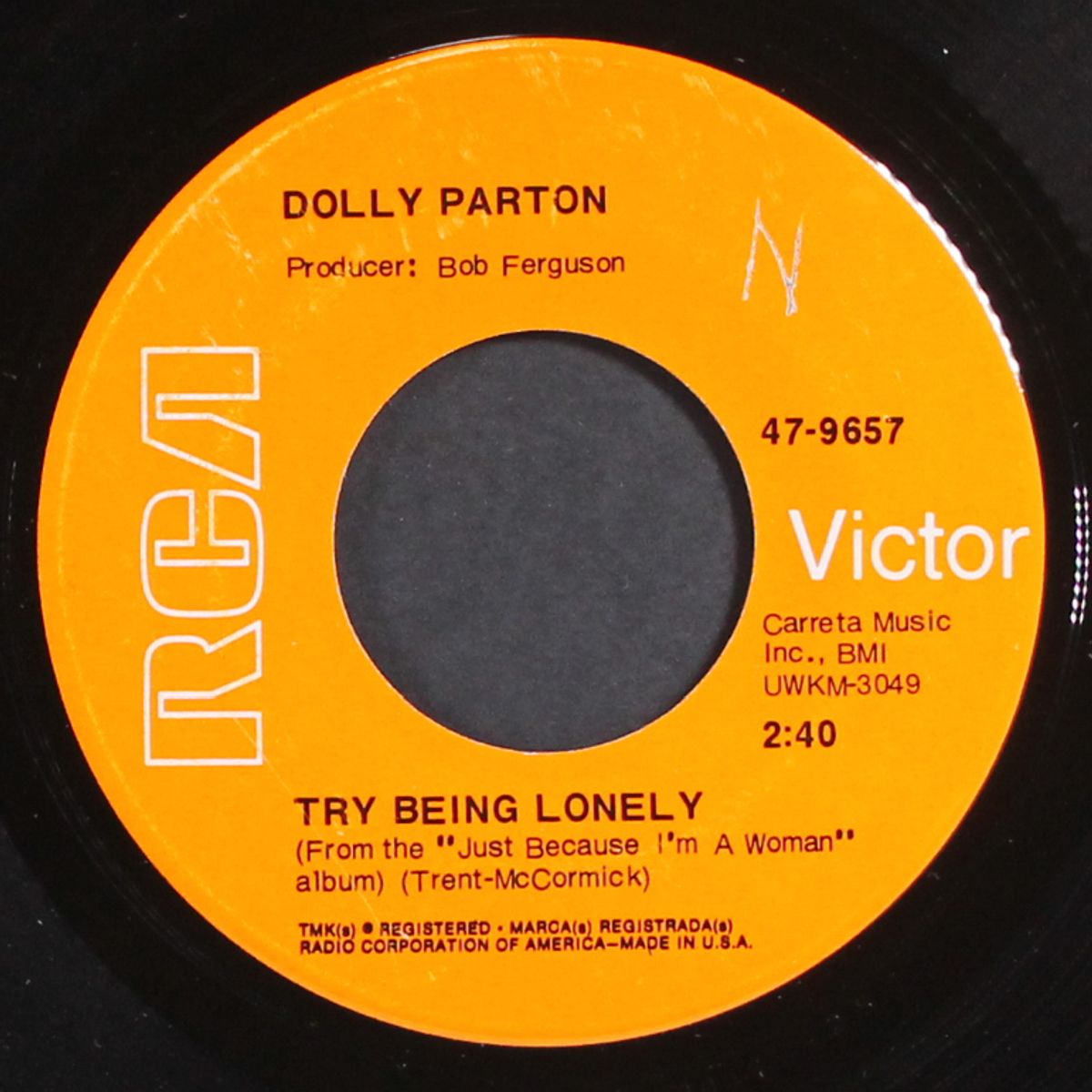 in the good old days / try being lonely by DOLLY PARTON