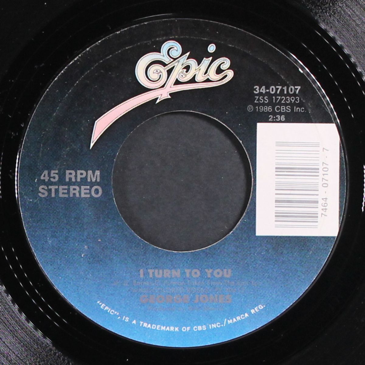 i turn to you by GEORGE JONES