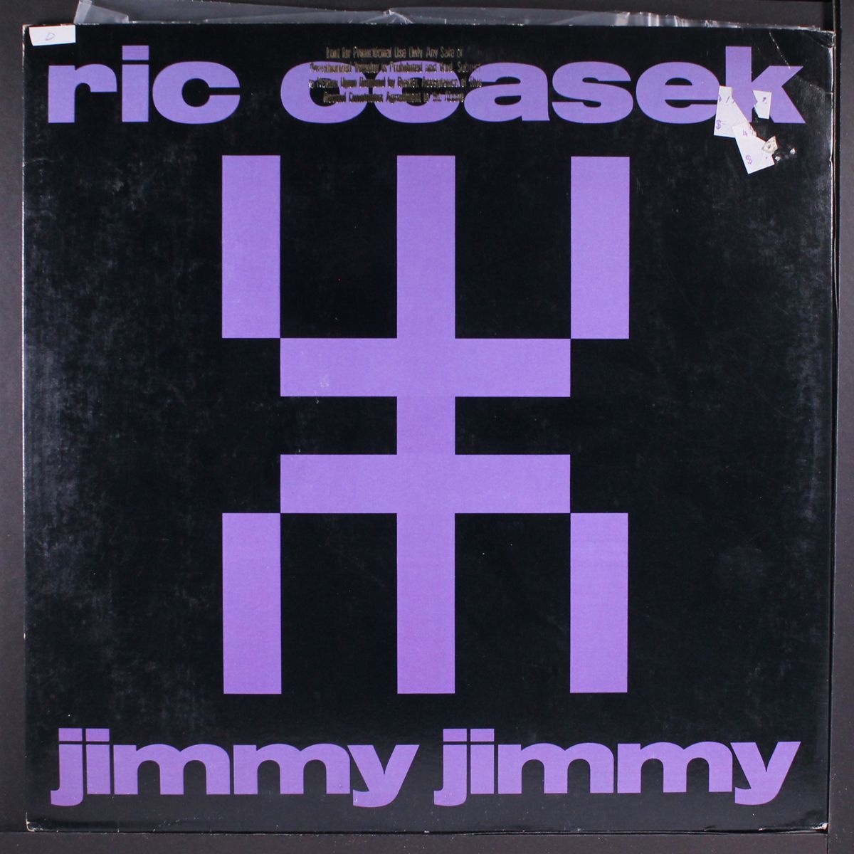 jimmy jimmy by RIC OCASEK