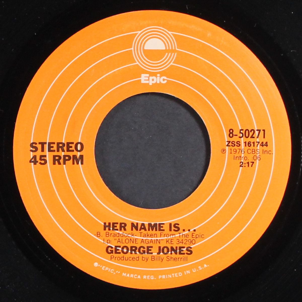 her name is.. / diary of my mind by GEORGE JONES