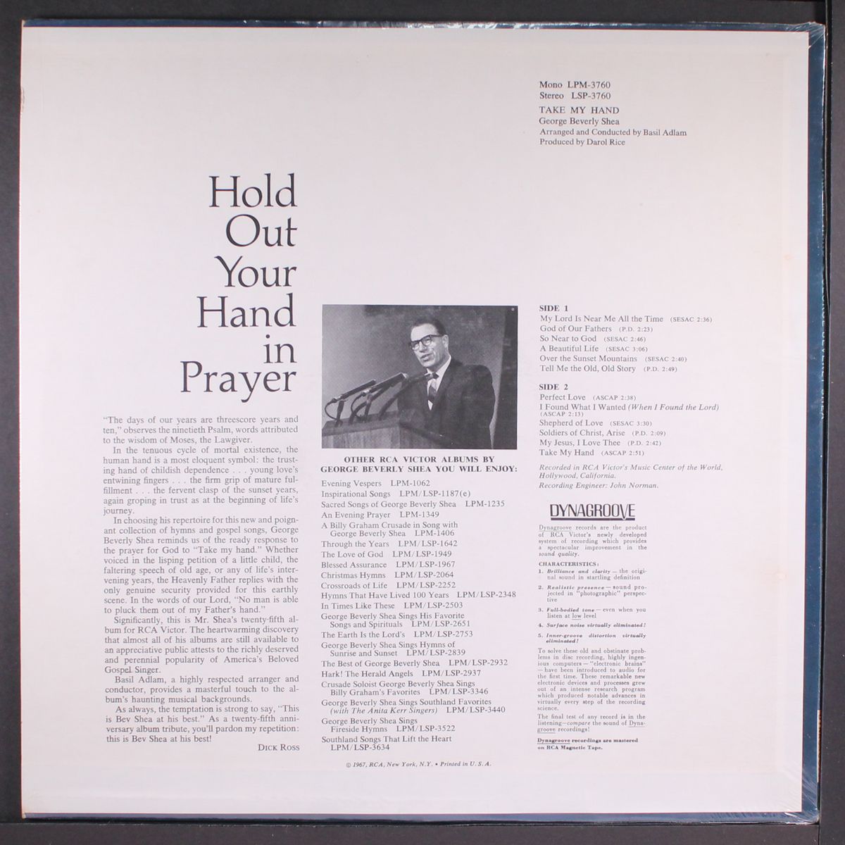 take my hand by GEORGE BEVERLY SHEA