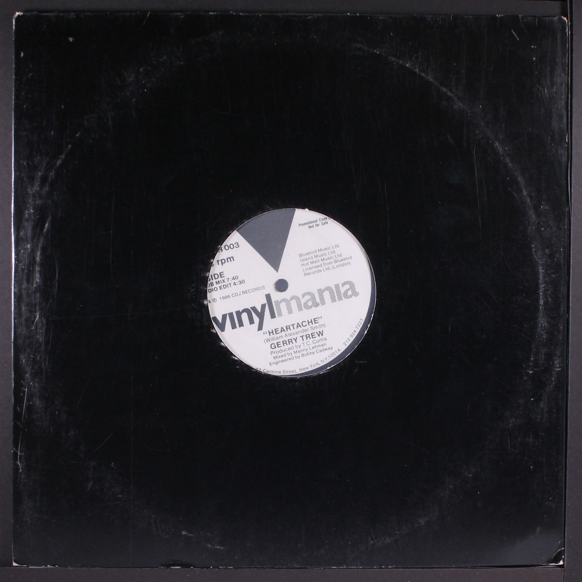 heartache / dub by GERRY TREW