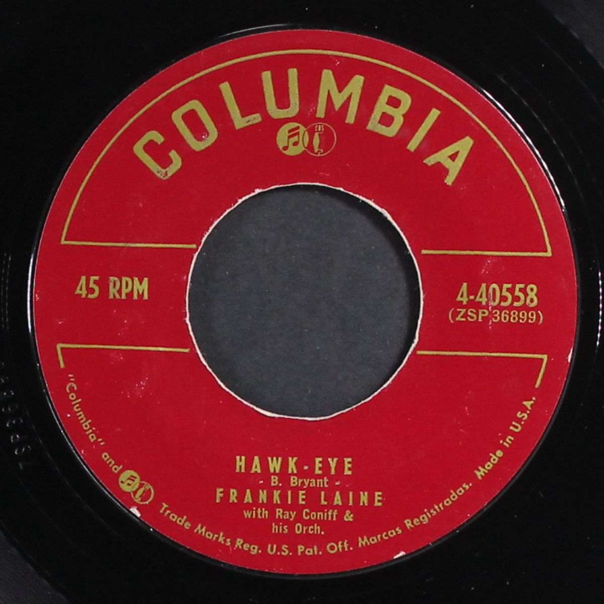 hawk-eye / your love by FRANKIE LAINE