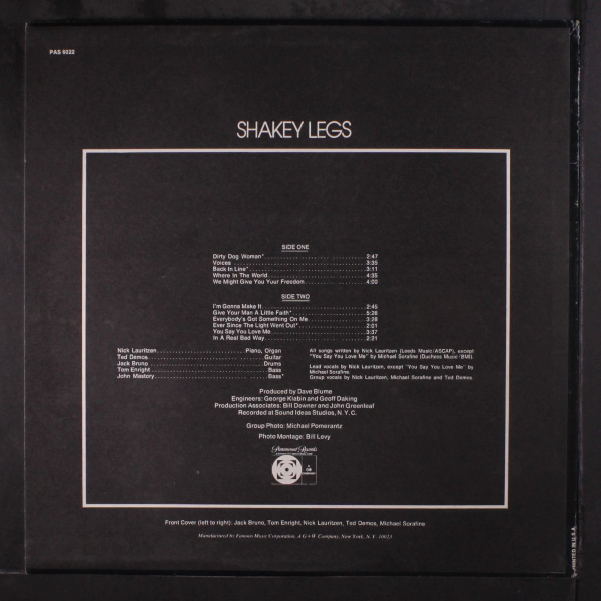 shakey legs by SHAKEY LEGS