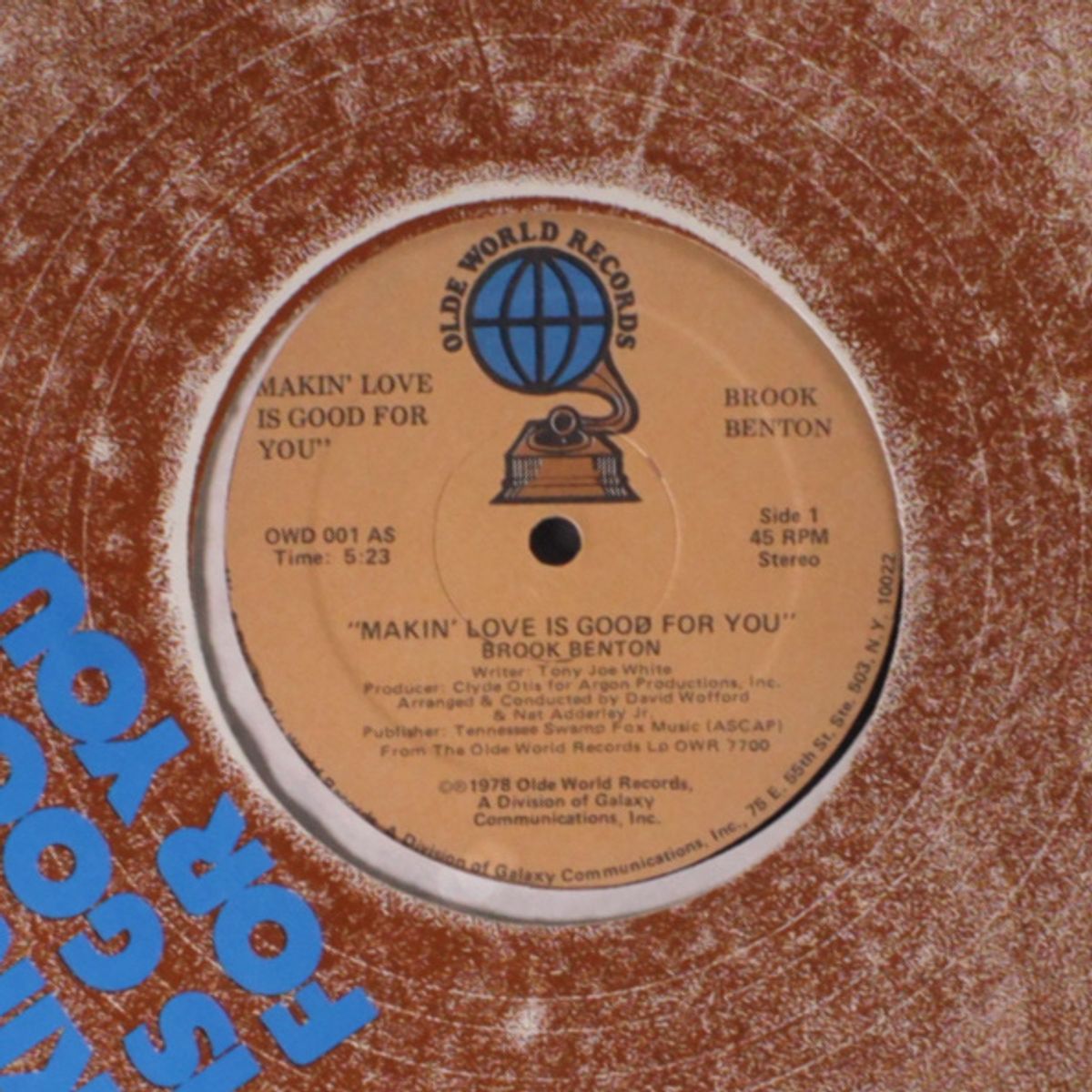 makin' love is good for you by BROOK BENTON