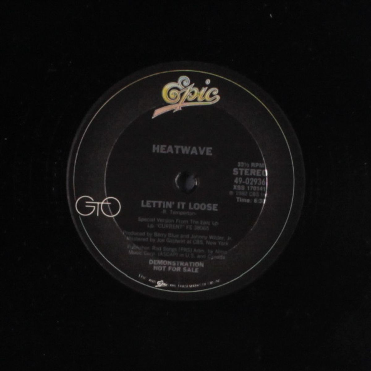 lettin' it loose / same by HEATWAVE