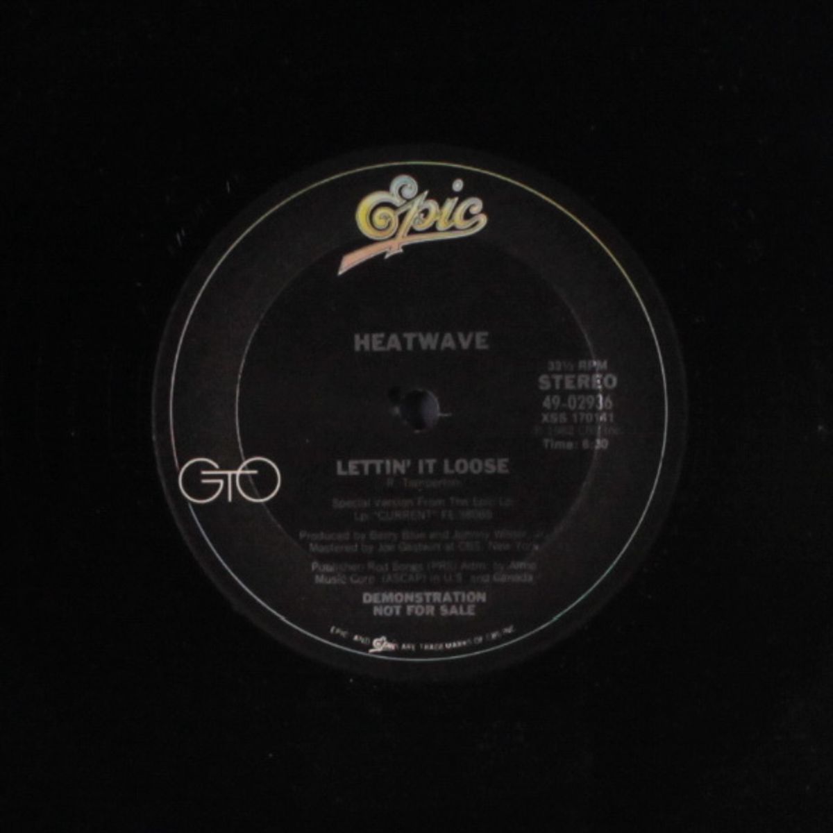 lettin' it loose / same by HEATWAVE