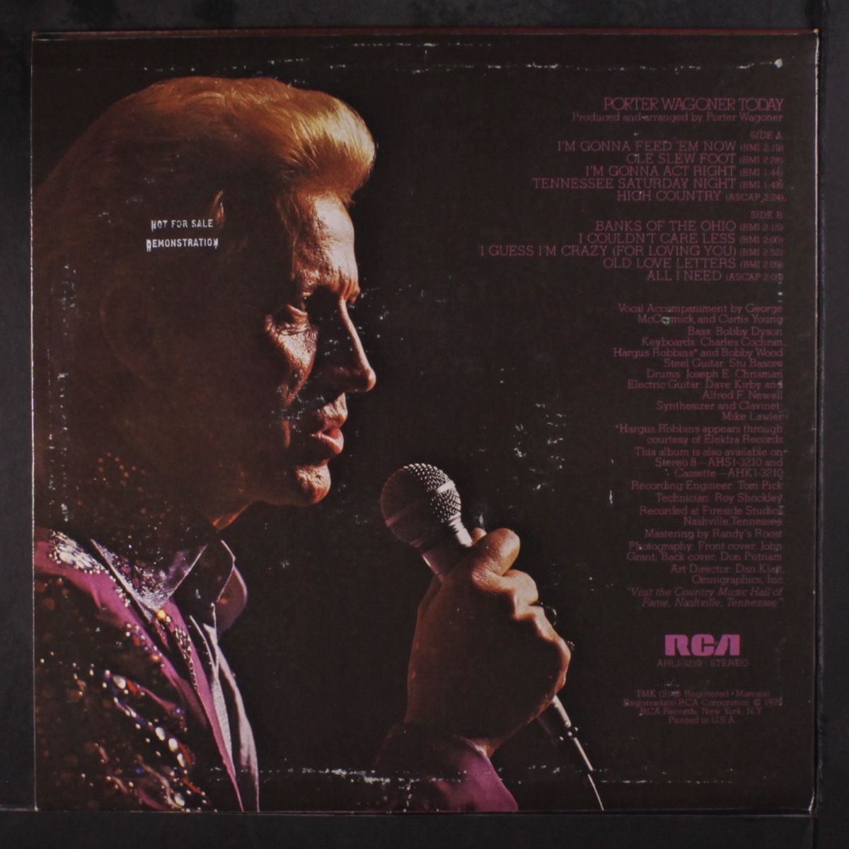 today by PORTER WAGONER