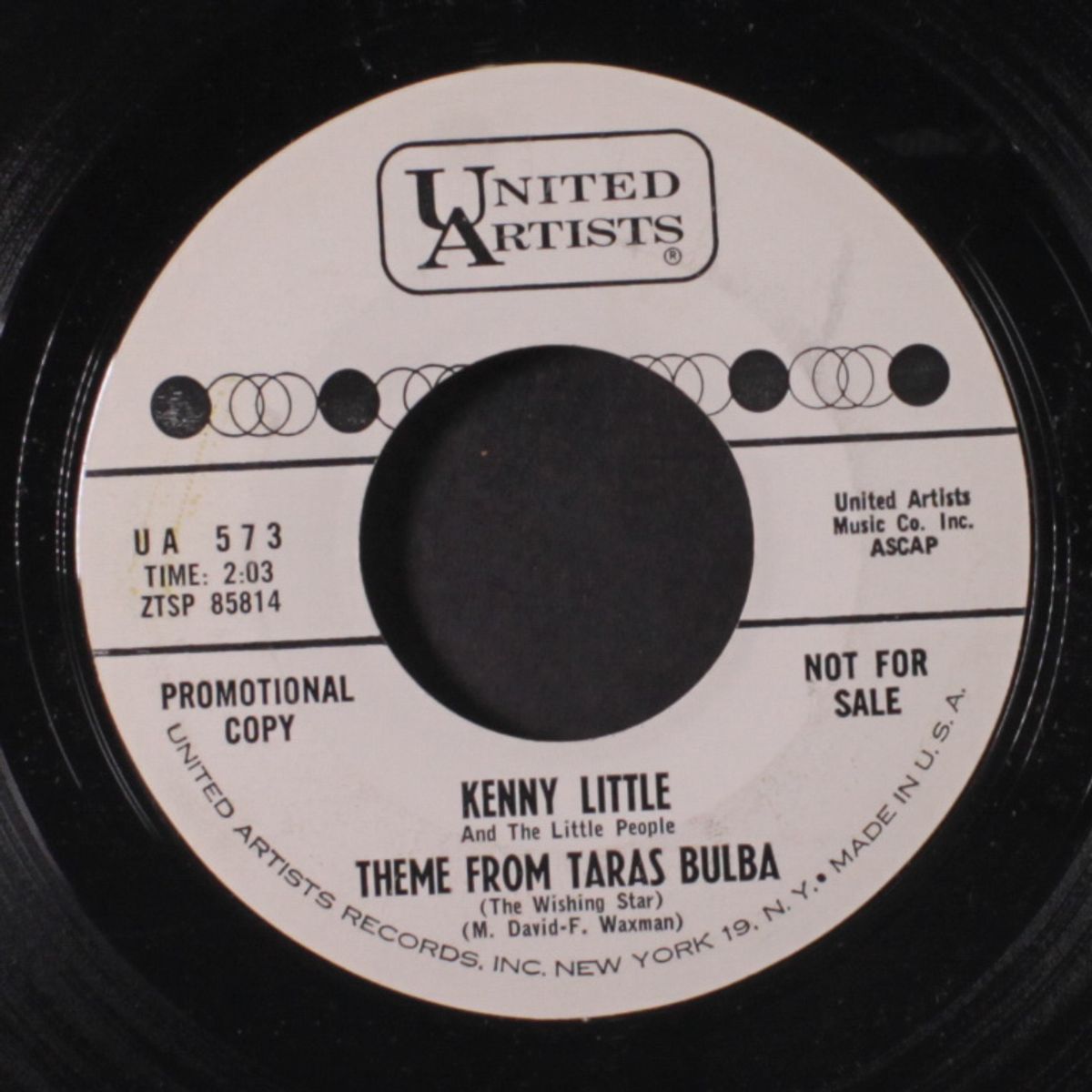 theme from taras bulba / love is a ball by KENNY LITTLE