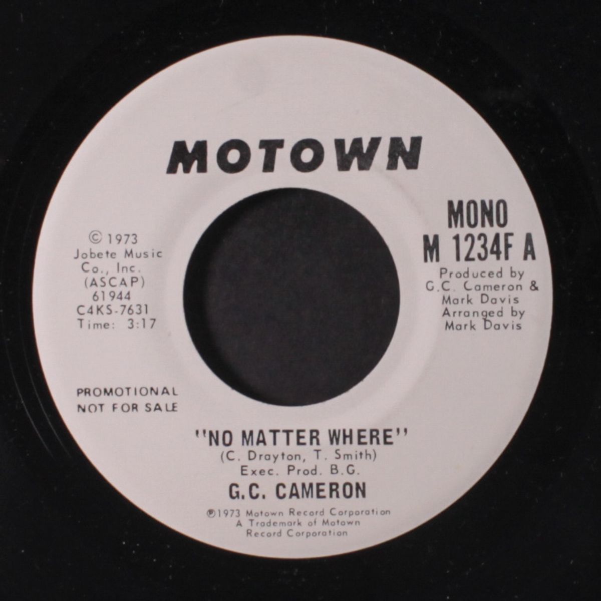 no matter where / mono by G.C. CAMERON