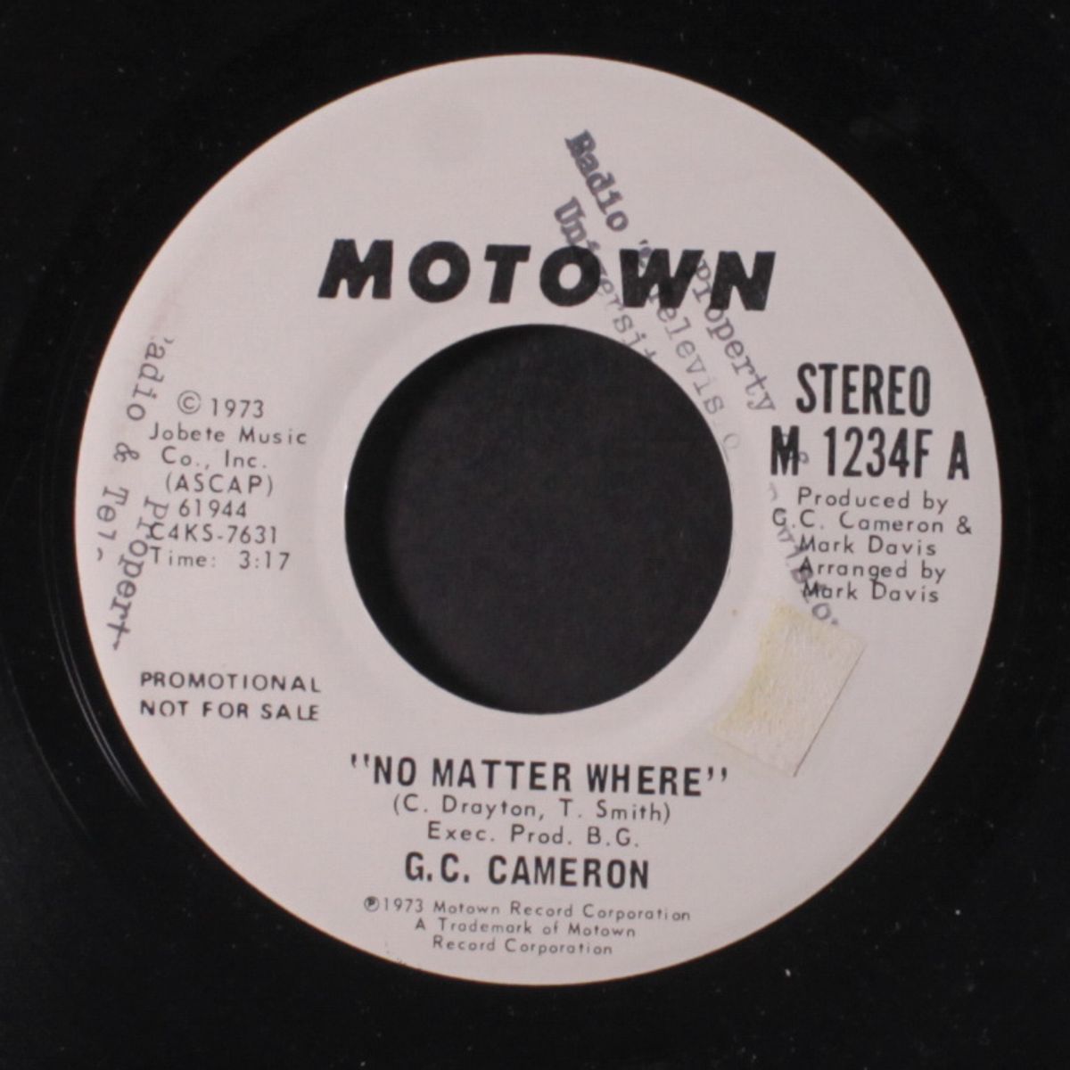 no matter where / mono by G.C. CAMERON