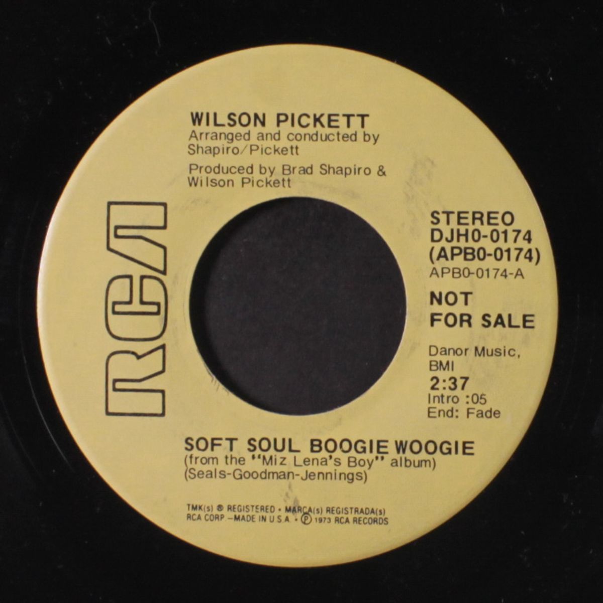 soft soul boogie woogie / mono by WILSON PICKETT