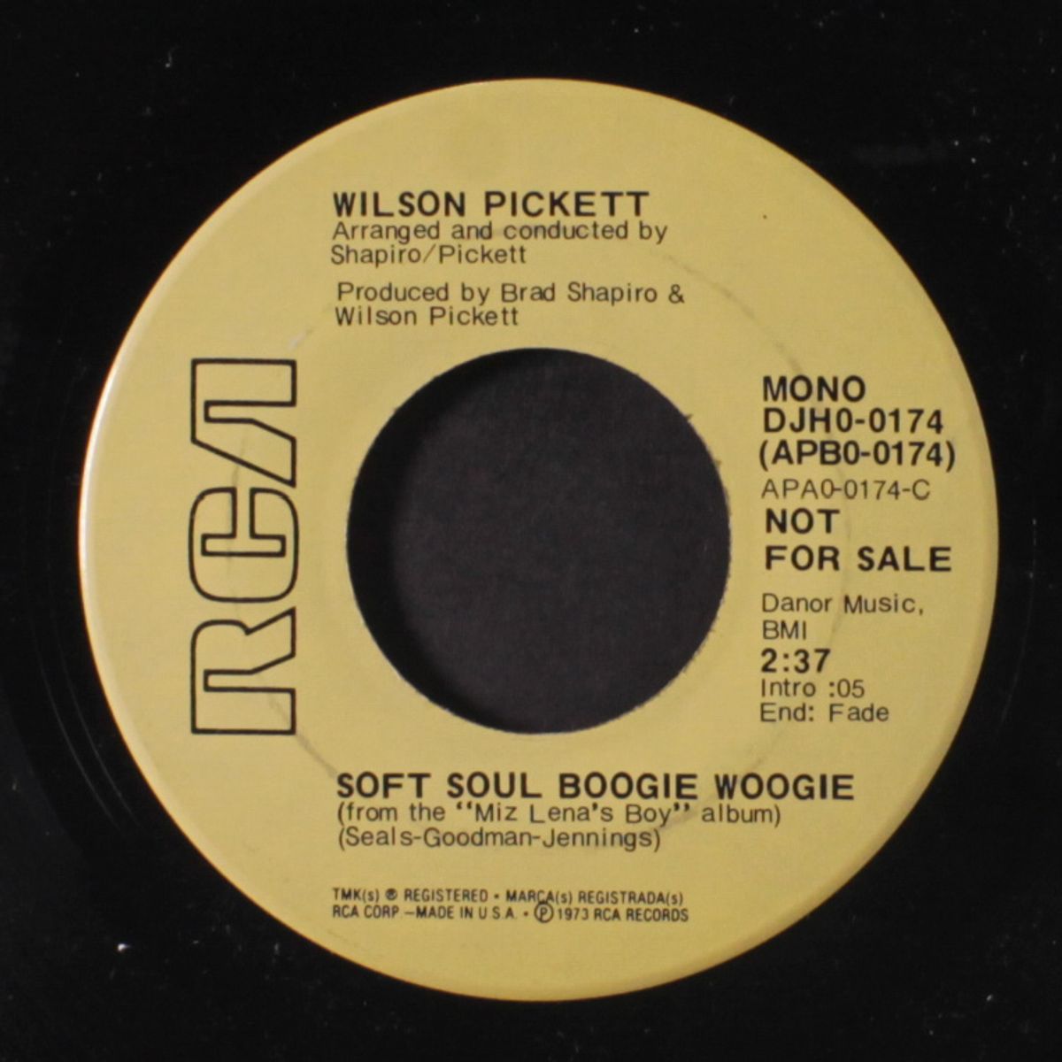 soft soul boogie woogie / mono by WILSON PICKETT