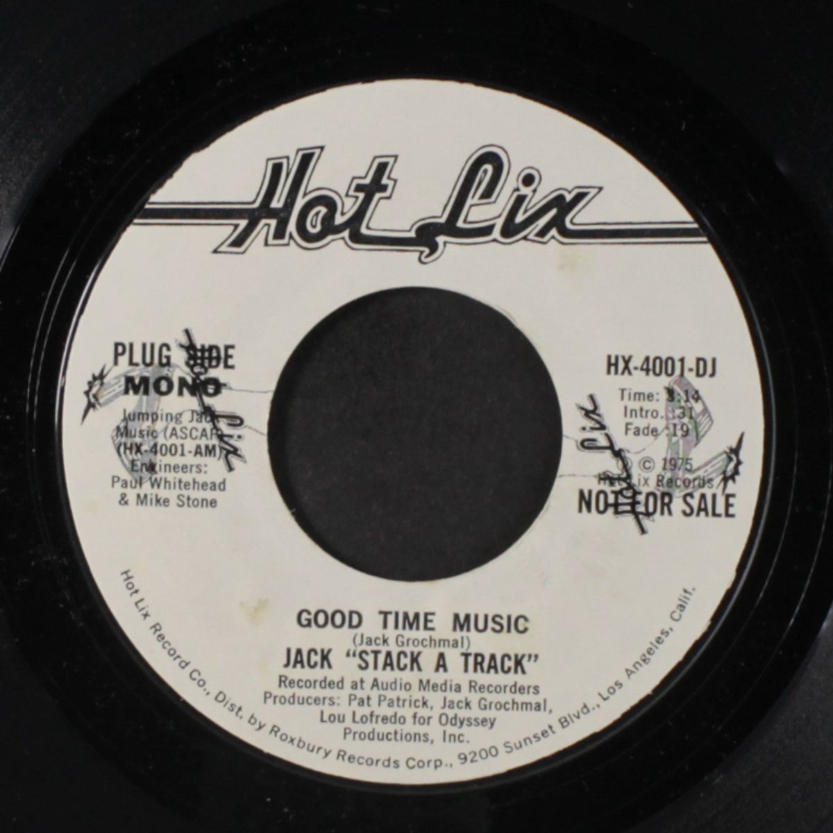 good time music / mono by JACK "STACK A TRACK"