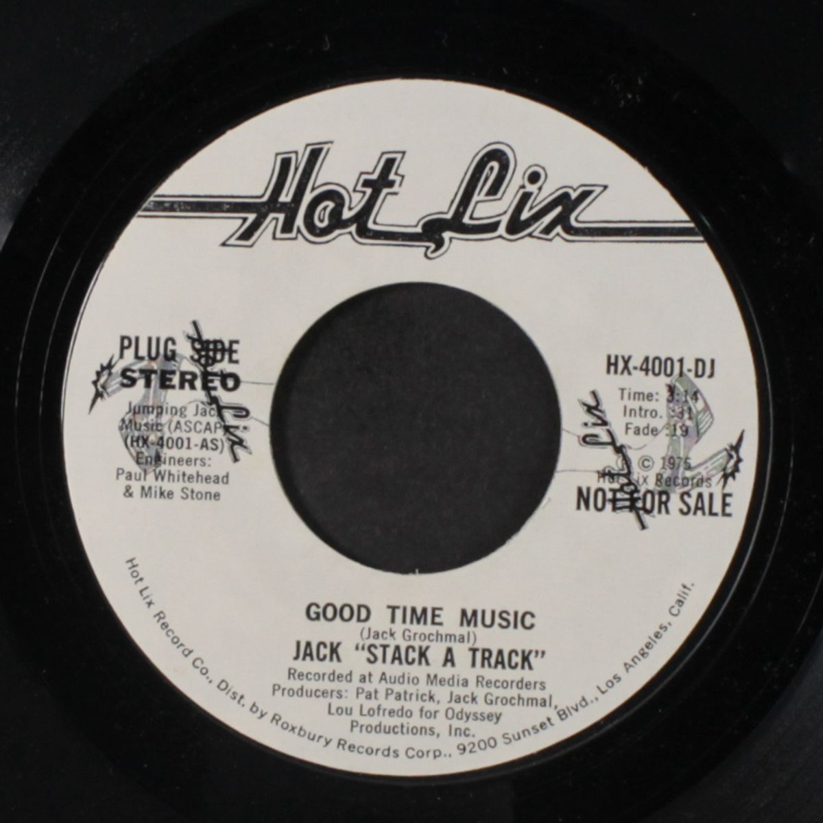 good time music / mono by JACK "STACK A TRACK"