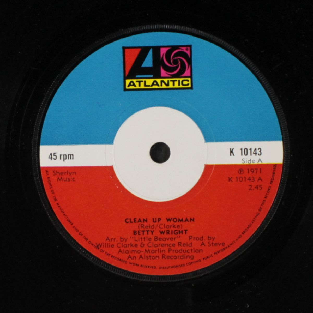 clean up woman / i'll love you forever by BETTY WRIGHT