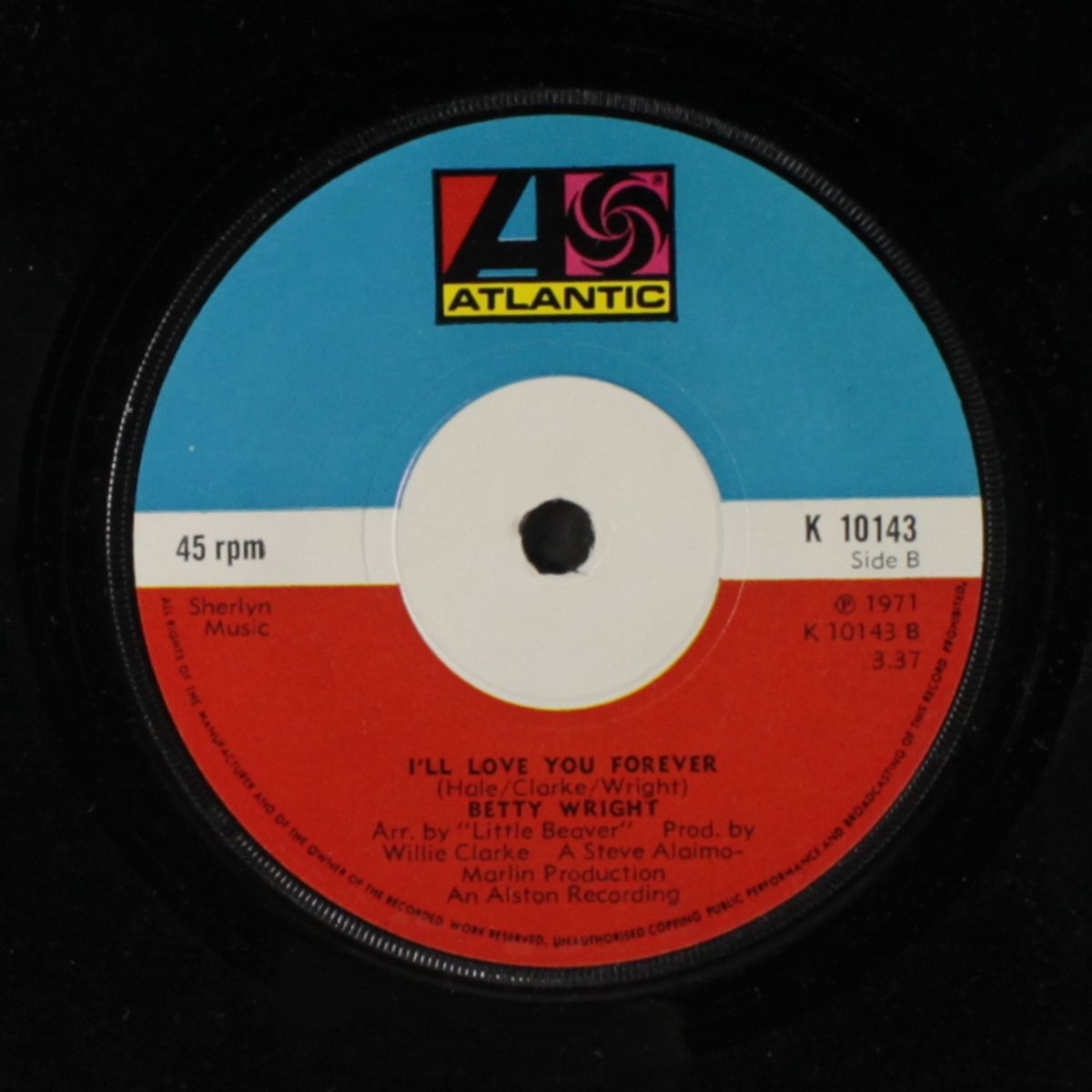 clean up woman / i'll love you forever by BETTY WRIGHT