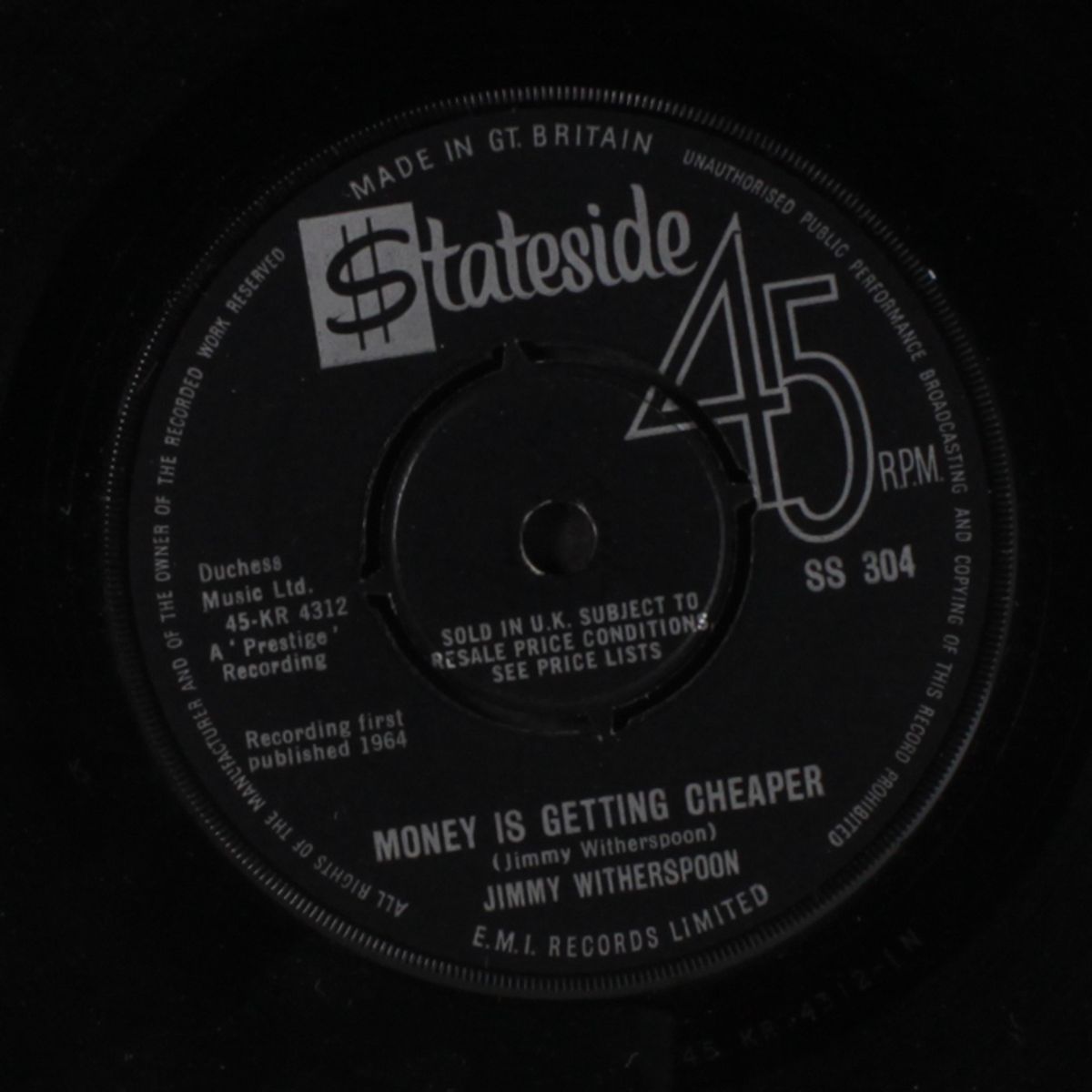 money is getting cheaper / evenin' by JIMMY WITHERSPOON