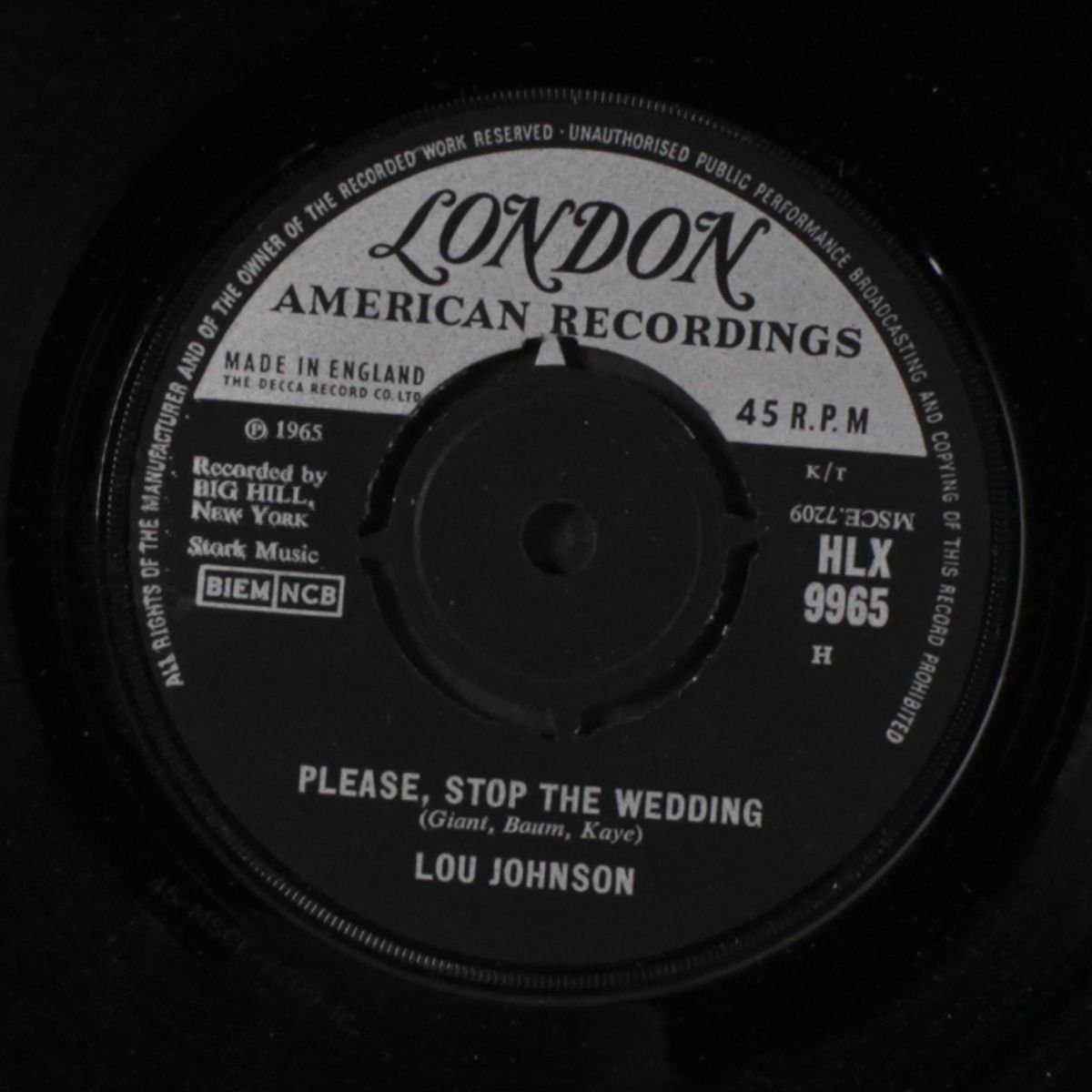 please stop the wedding by LOU JOHNSON