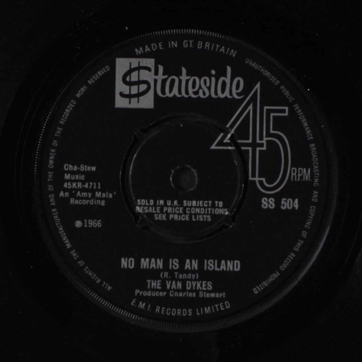 i won't hold it against you / no man is an island by VAN DYKES