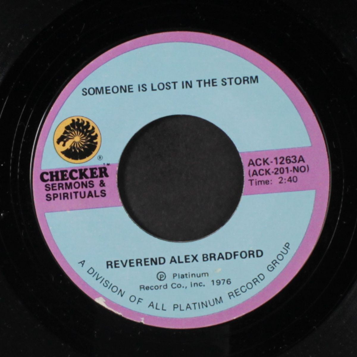 someone is lost in the storm / the last goodbye by ALEX BRADFORD