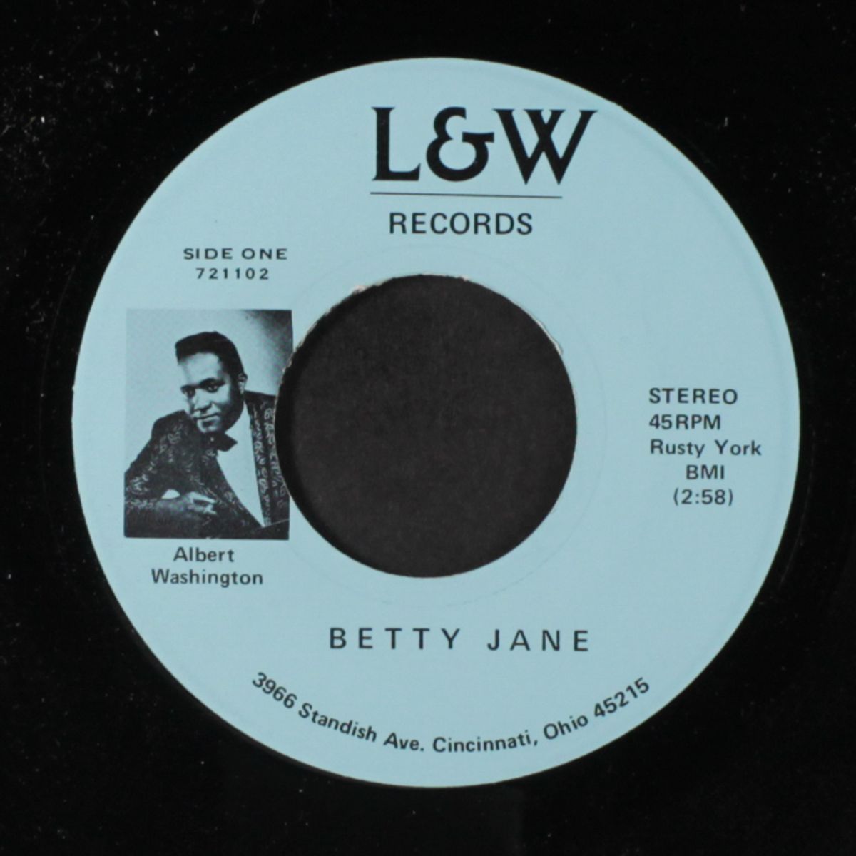 betty jane / if you need me by ALBERT WASHINGTON