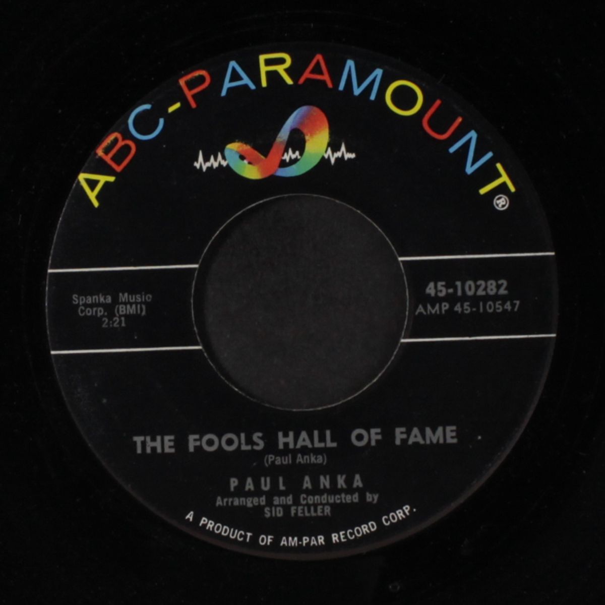 the fool's hall of fame by PAUL ANKA