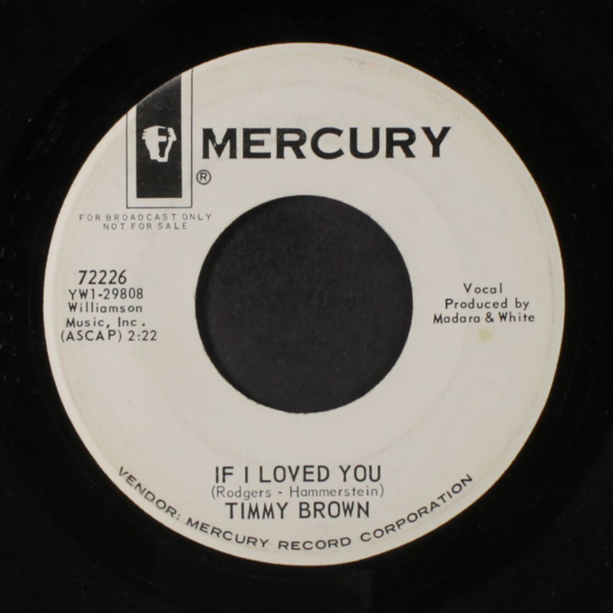 runnin' late / if i loved you by TIMMY BROWN