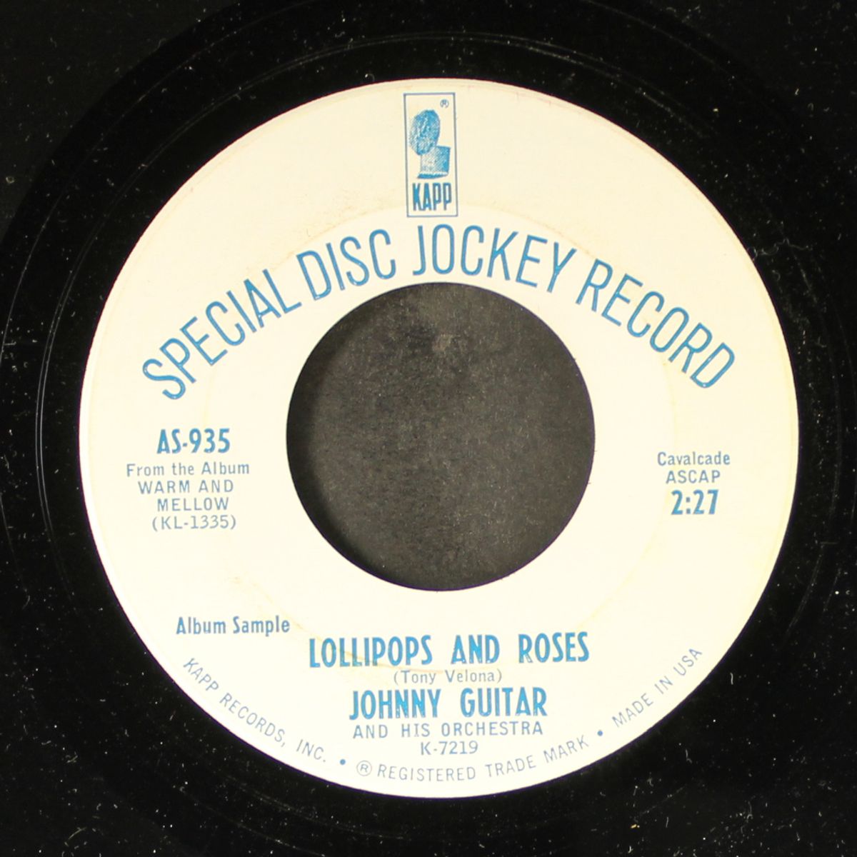 the stolen hours / lollipops and roses by JOHNNY GUITAR