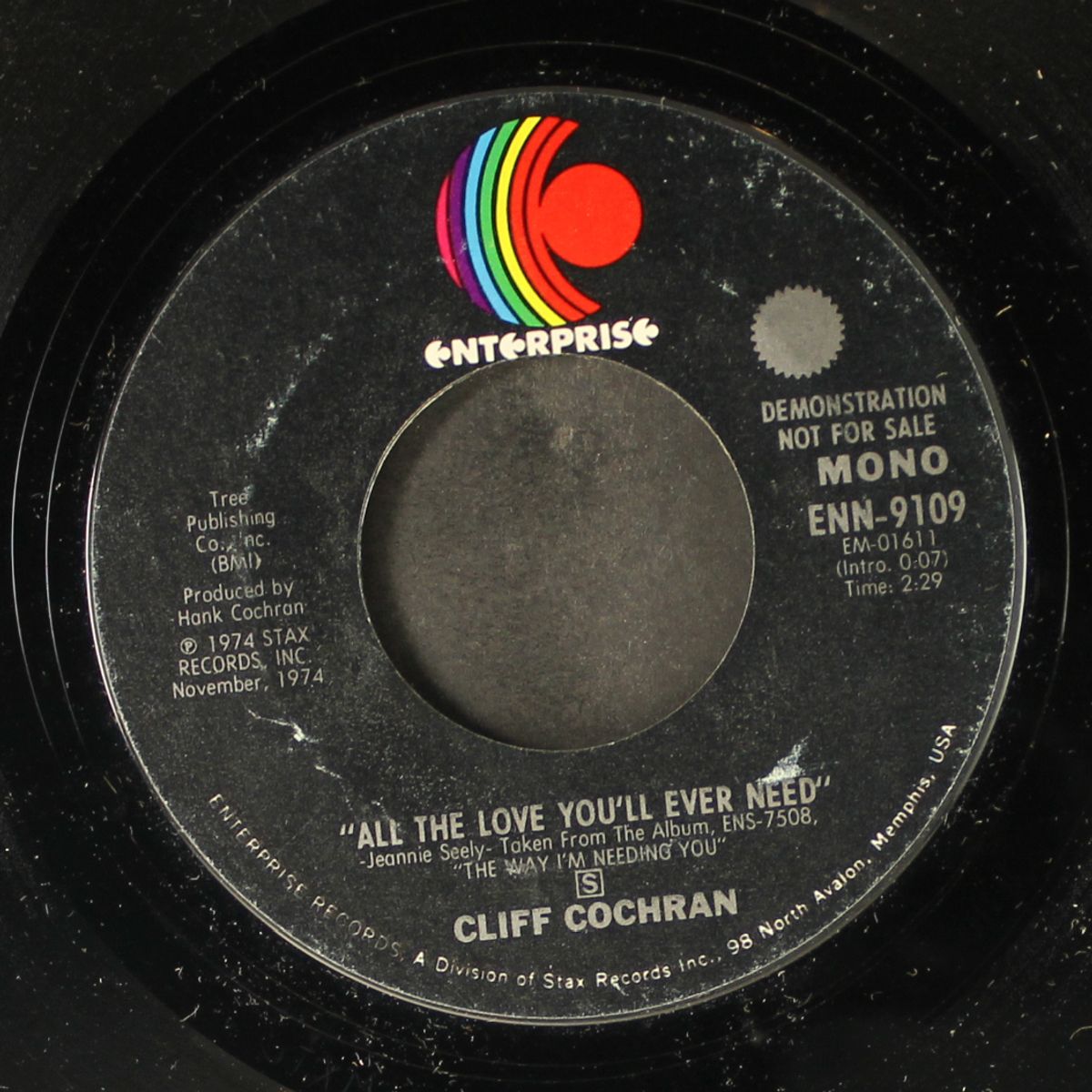 all the love you'll ever need / mono by CLIFF COCHRAN