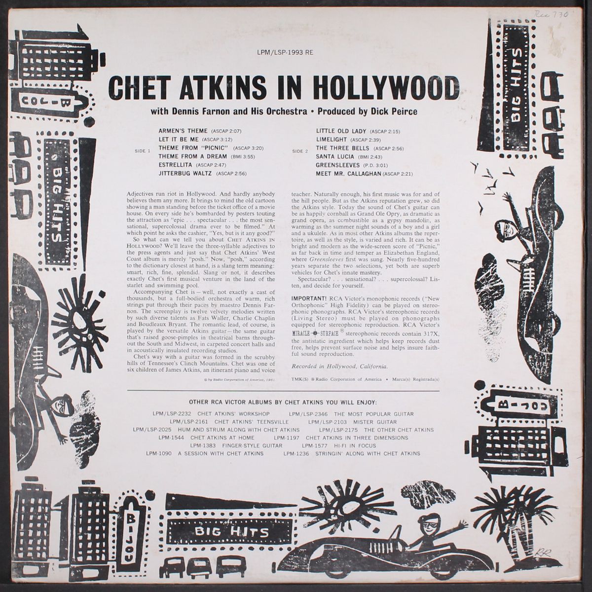 in hollywood by CHET ATKINS