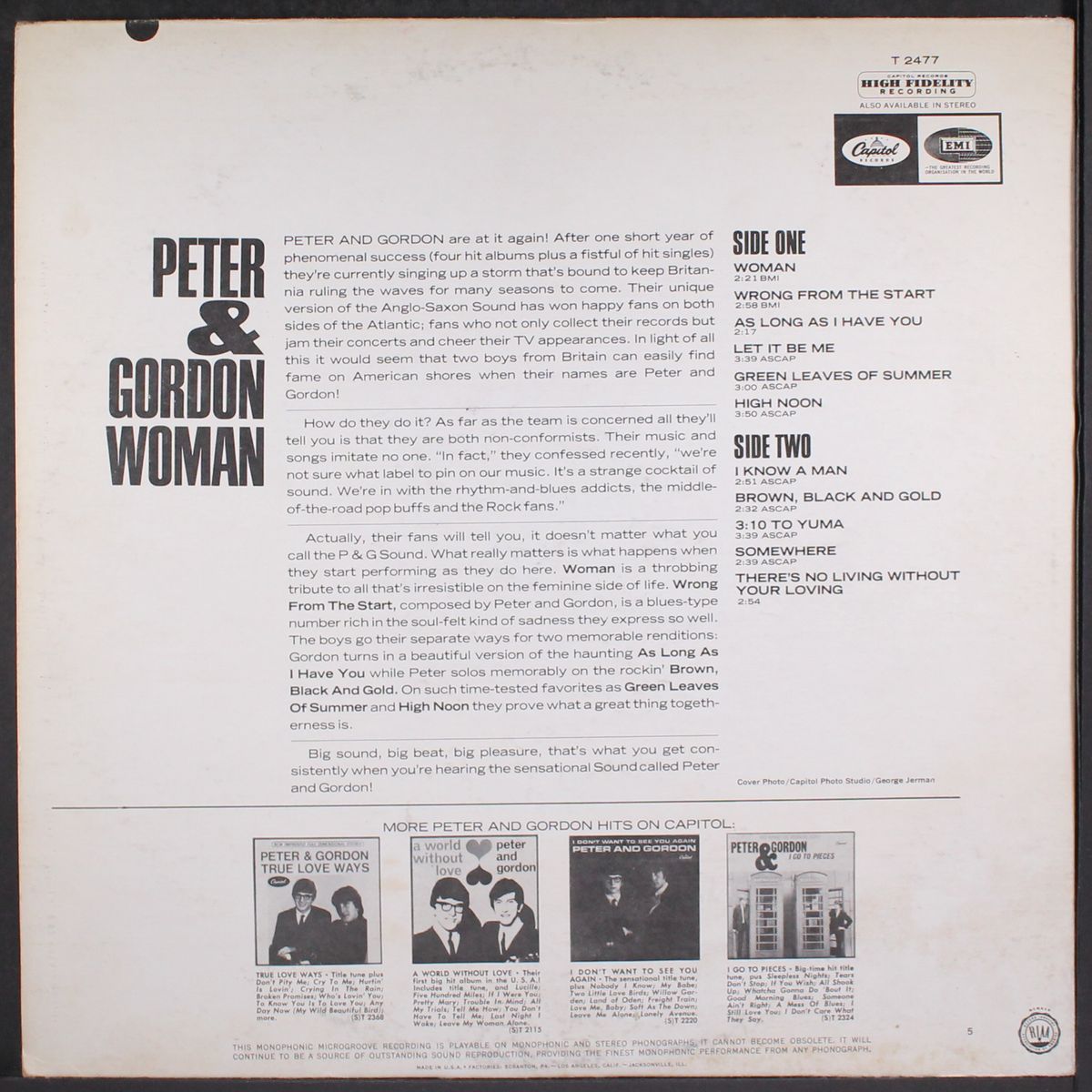 woman by PETER & GORDON