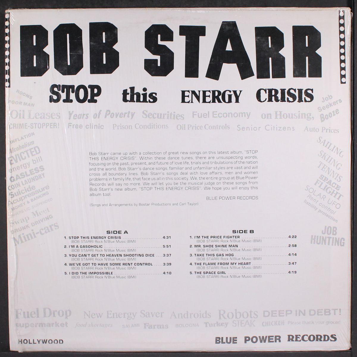 stop this energy crisis by BOB STARR