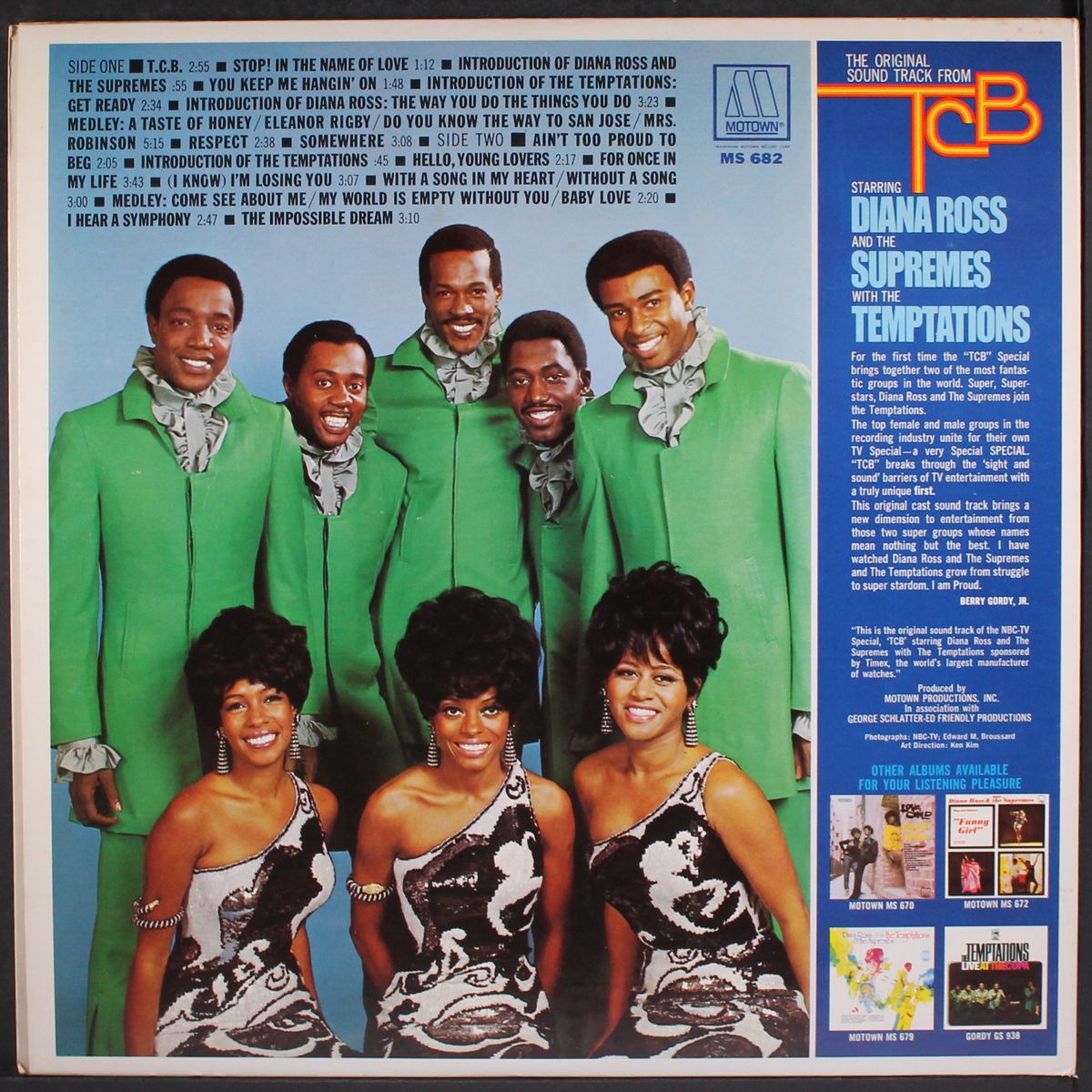 tcb soundtrack by SUPREMES & TEMPTATIONS