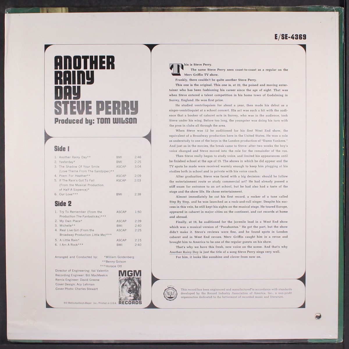 another rainy day by STEVE PERRY