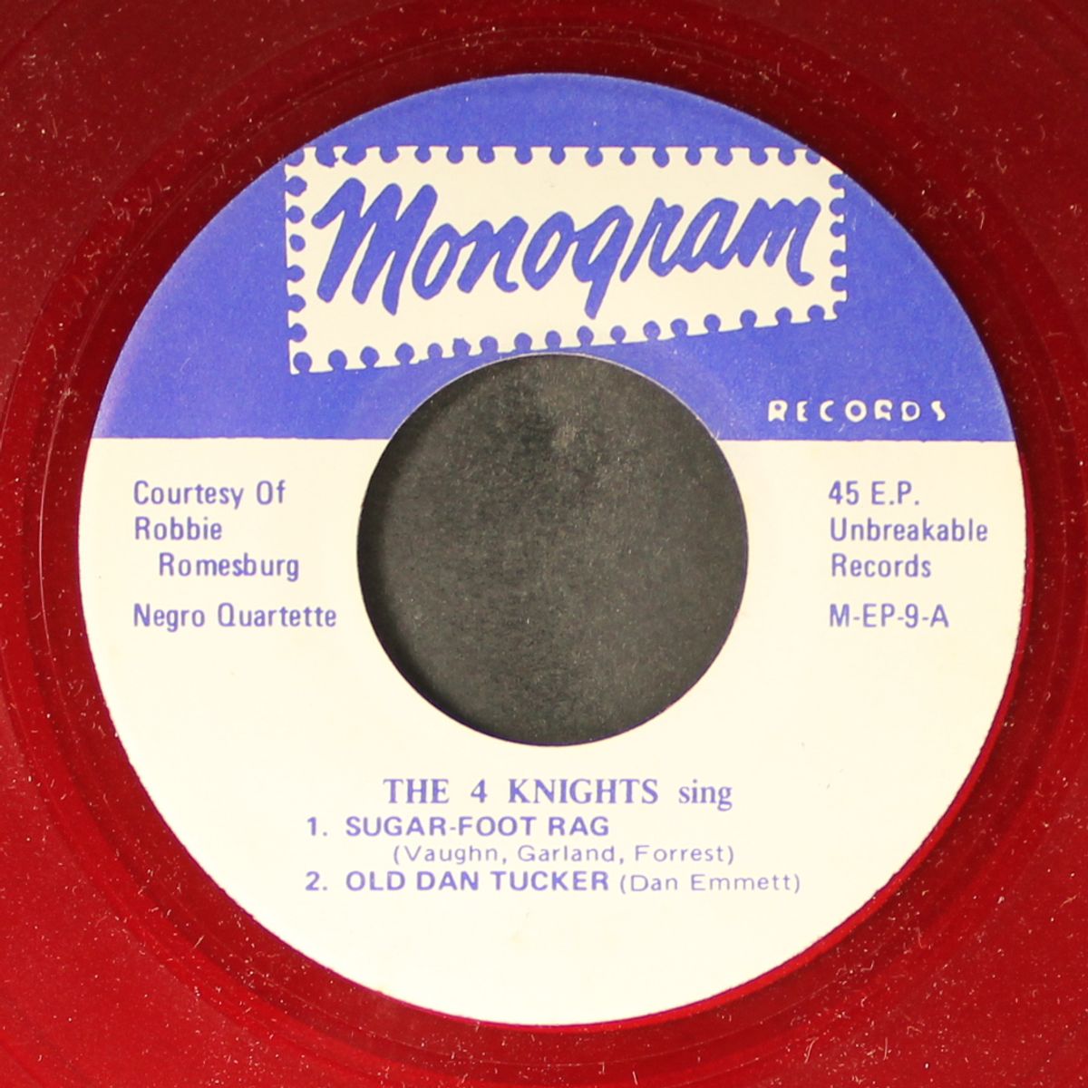 sugar foot rag + 3 by 4 KNIGHTS