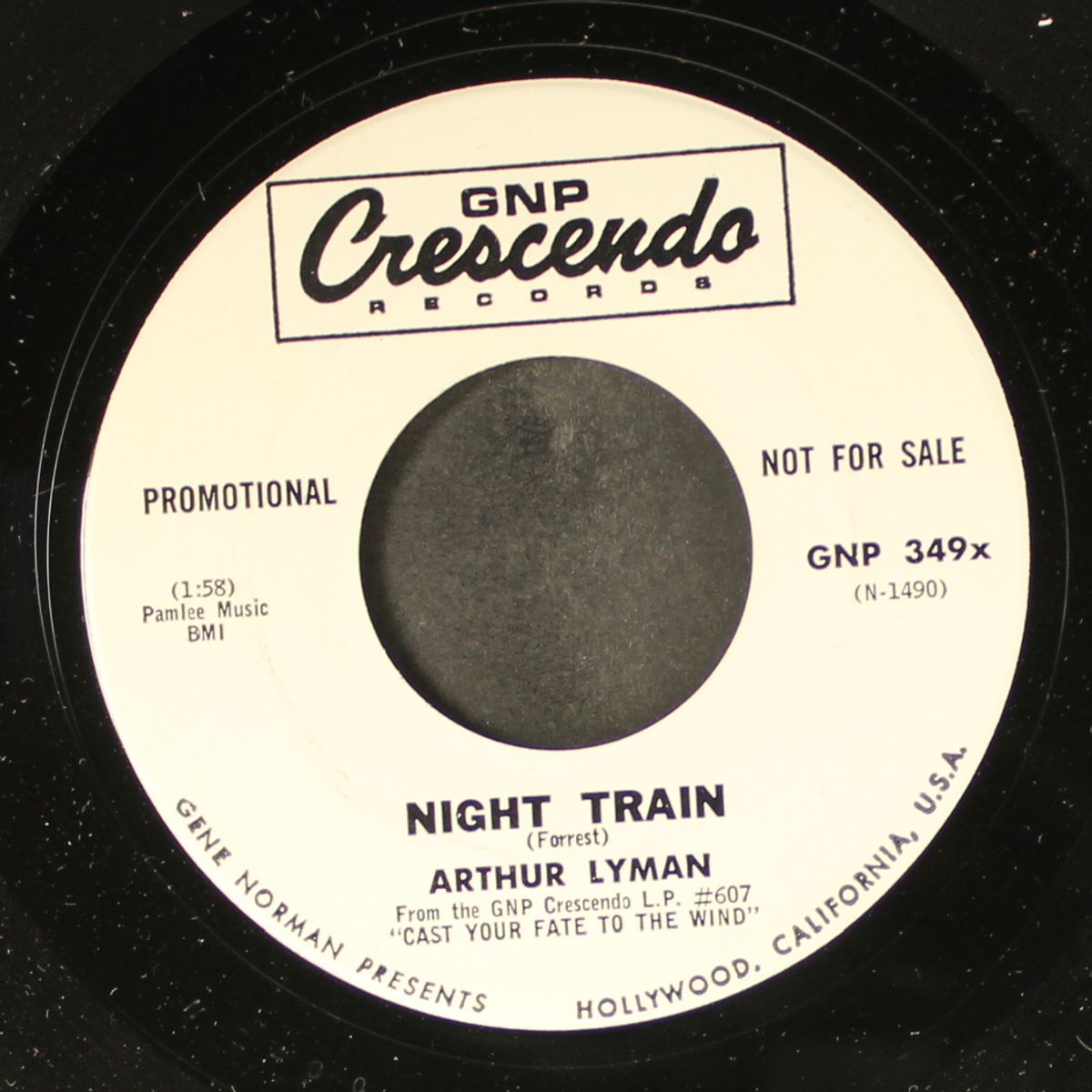 cast your fate to the wind / night train by ARTHUR LYMAN
