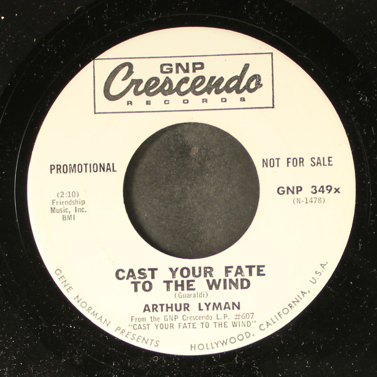 cast your fate to the wind / night train by ARTHUR LYMAN