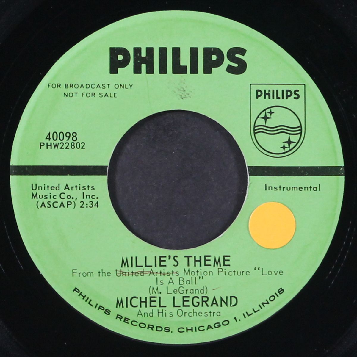 millie's theme / love is a ball by MICHEL LEGRAND