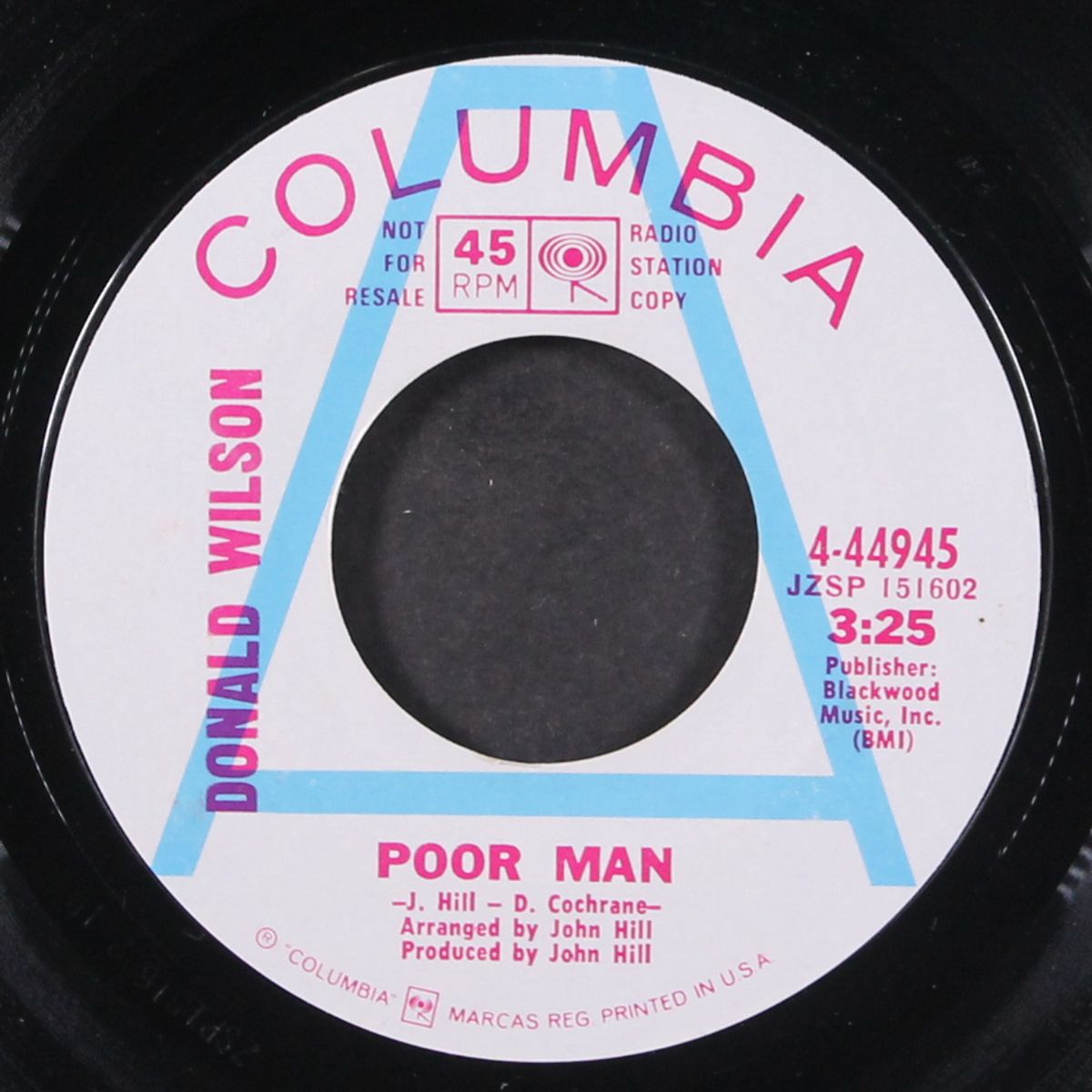 poor man / lean on me by DONALD WILSON