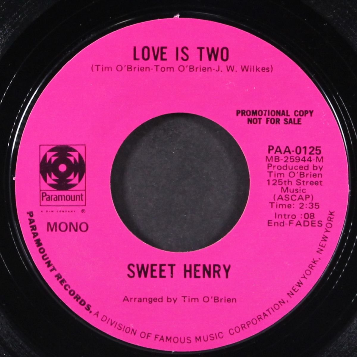 love is two / fallin' in love with baby by SWEET HENRY