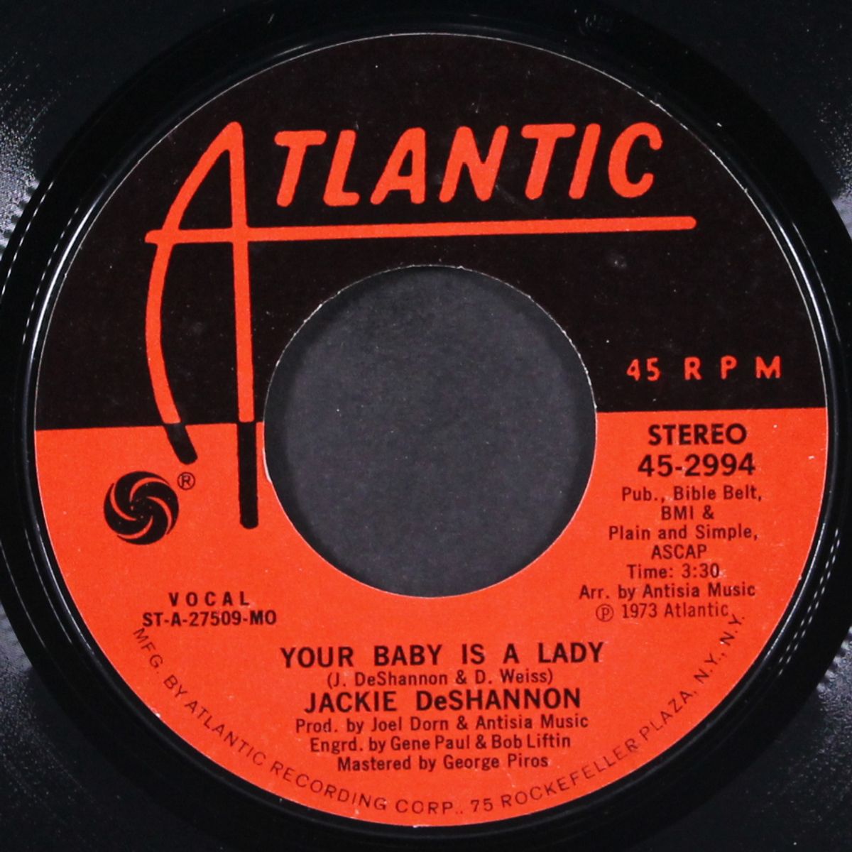 you're still gonna be my star / your baby is a lady by JACKIE DE SHANNON