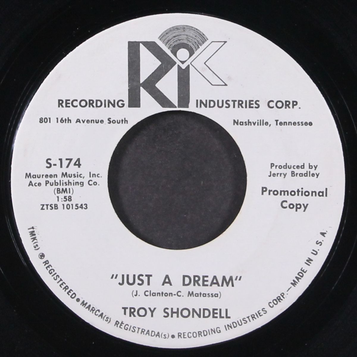 just a dream / just like me by TROY SHONDELL