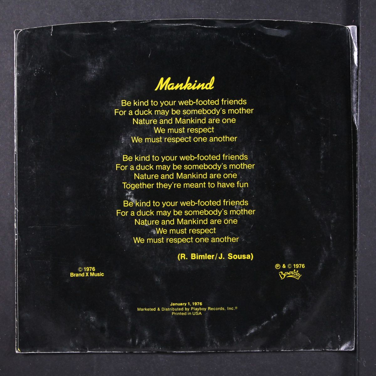 mankind / mono by SON OF PETE