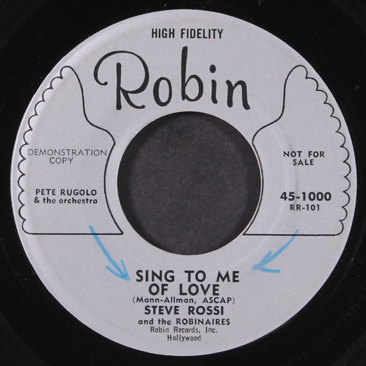 sing to me of love by STEVE ROSSI