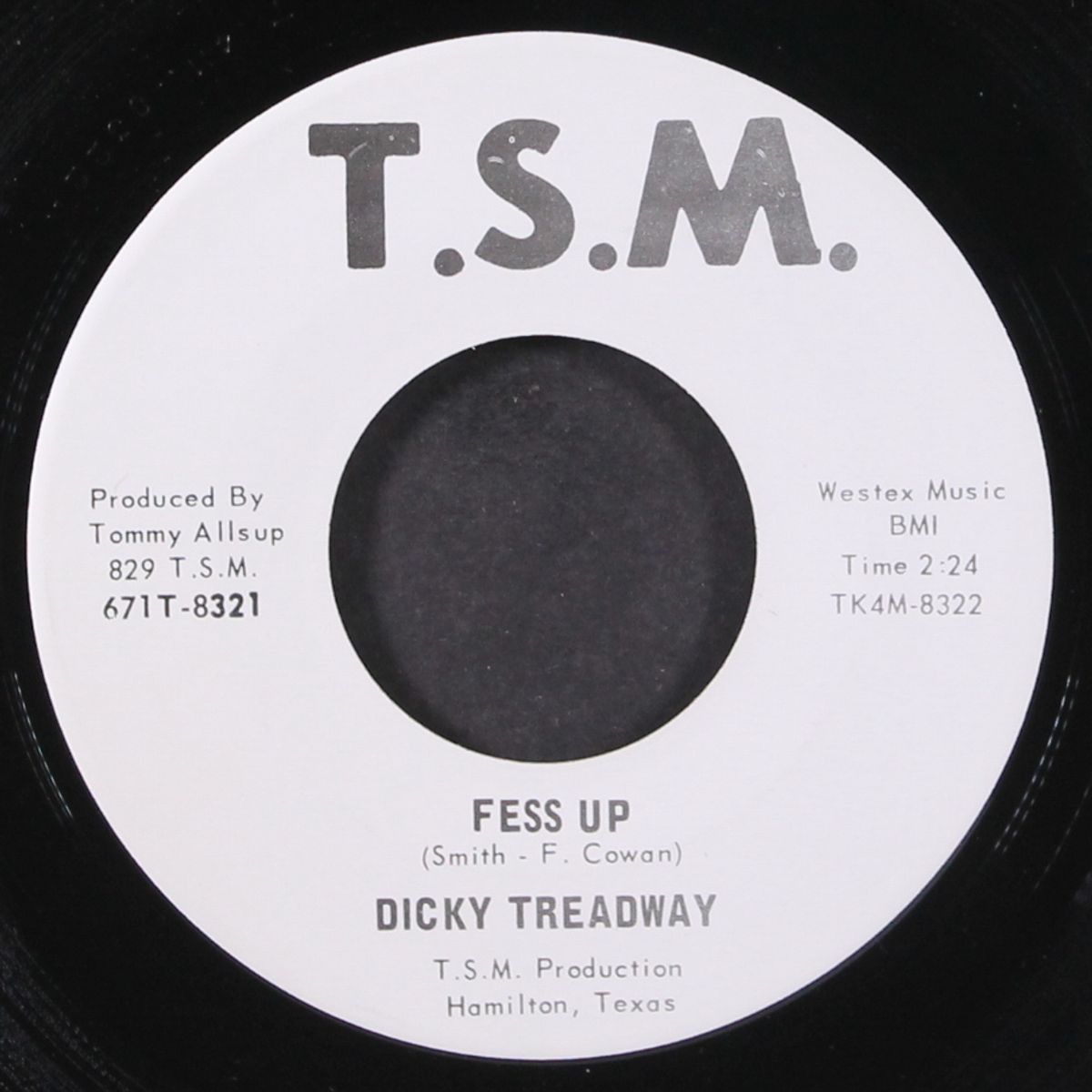 party crasher / fess up by DICKY TREADWAY & SALADOS