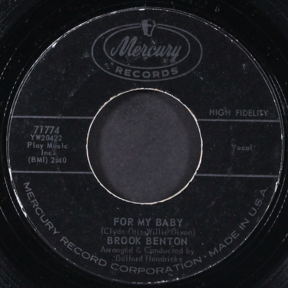 think twice / for my baby by BROOK BENTON