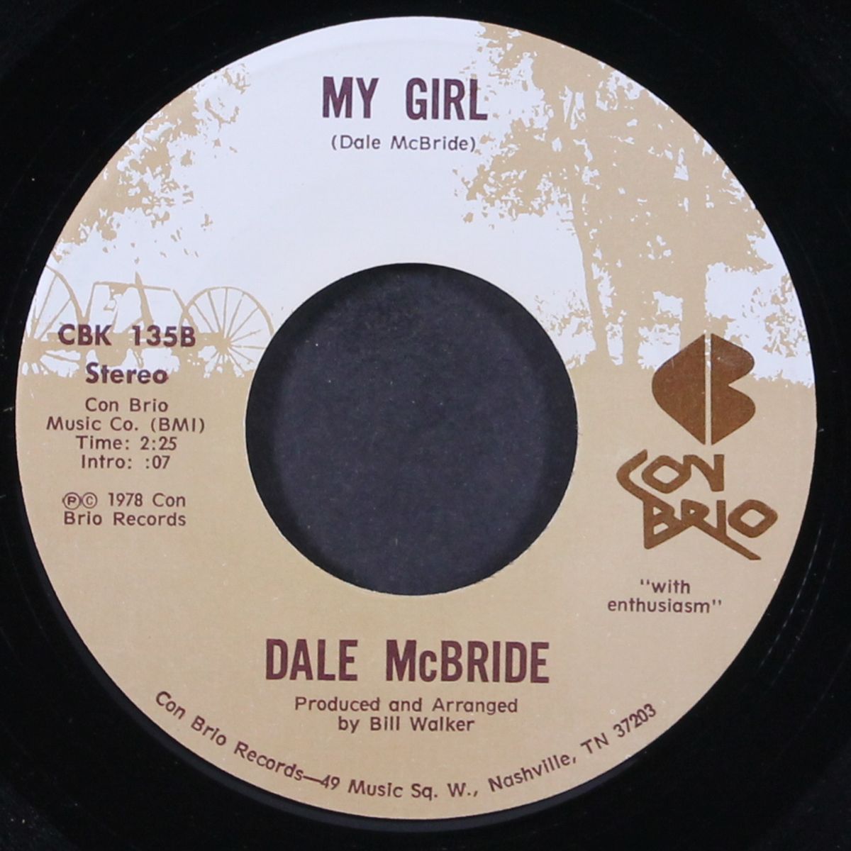 i don't like cheatin' songs / my girl by DALE MCBRIDE